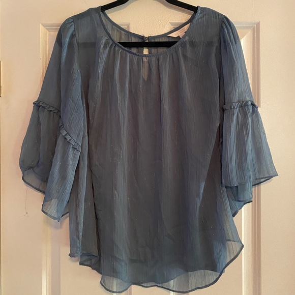 LC Lauren Conrad Flowy Top, size 0X - Picture 2 of 11